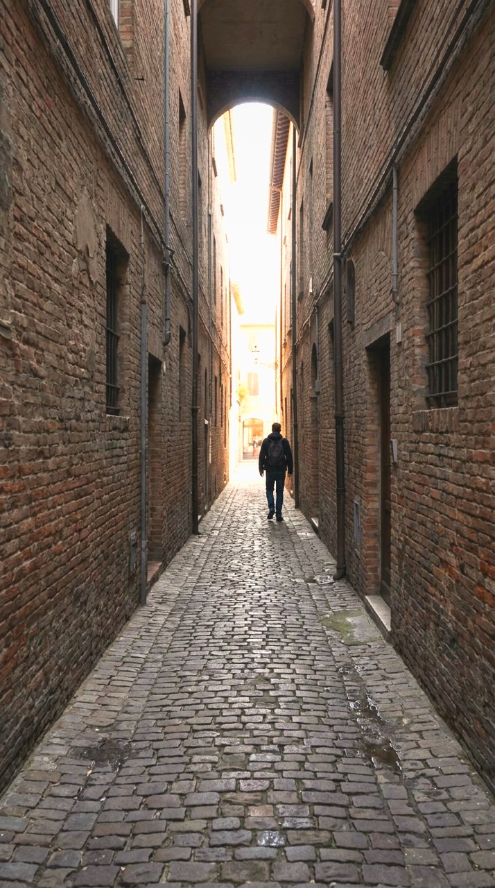 Graded with Places Library: The alley on setts. Texture at the top of the range, the stone kept stone.