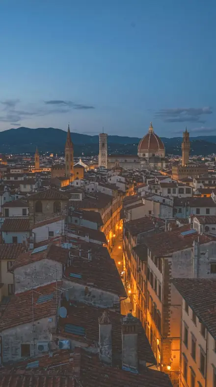 Graded with Places Library: Brass Lamp on The city at the lamp hour